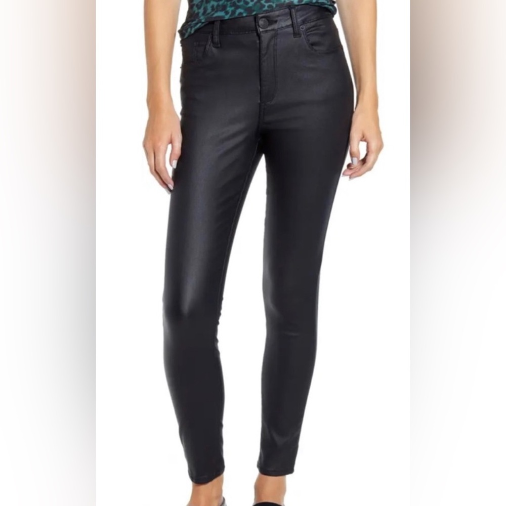 STS Blue stretchy Leather pants NWT